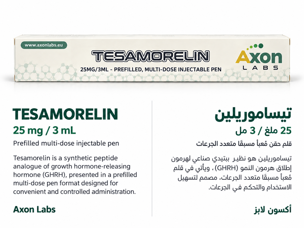 Tesamorelin 25 mg / 3 mL pen