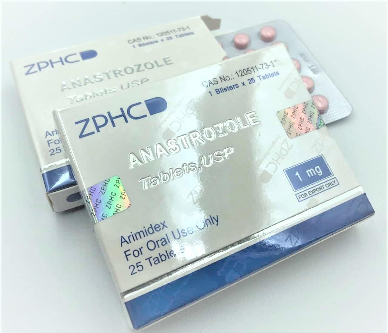 Arimidex (Anastrozole 1mg/TAB) 100
TABLETS/BACK , 0020046 , ZPHC
PHARMA