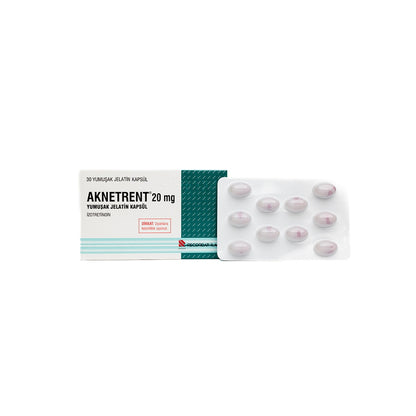 AKNETRENT -IZOTRETINOIN -20 MG / pill -30 Tablets Blisters Box