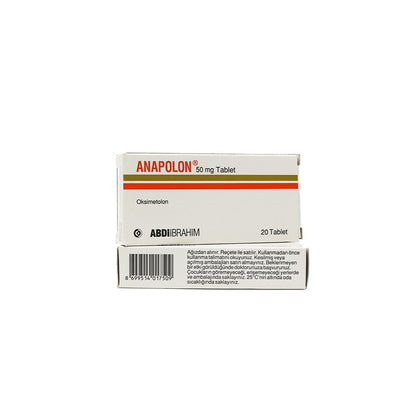 ANAPOLON -Oxymetholone -50 MG / pill -20 Tablets Blisters Box