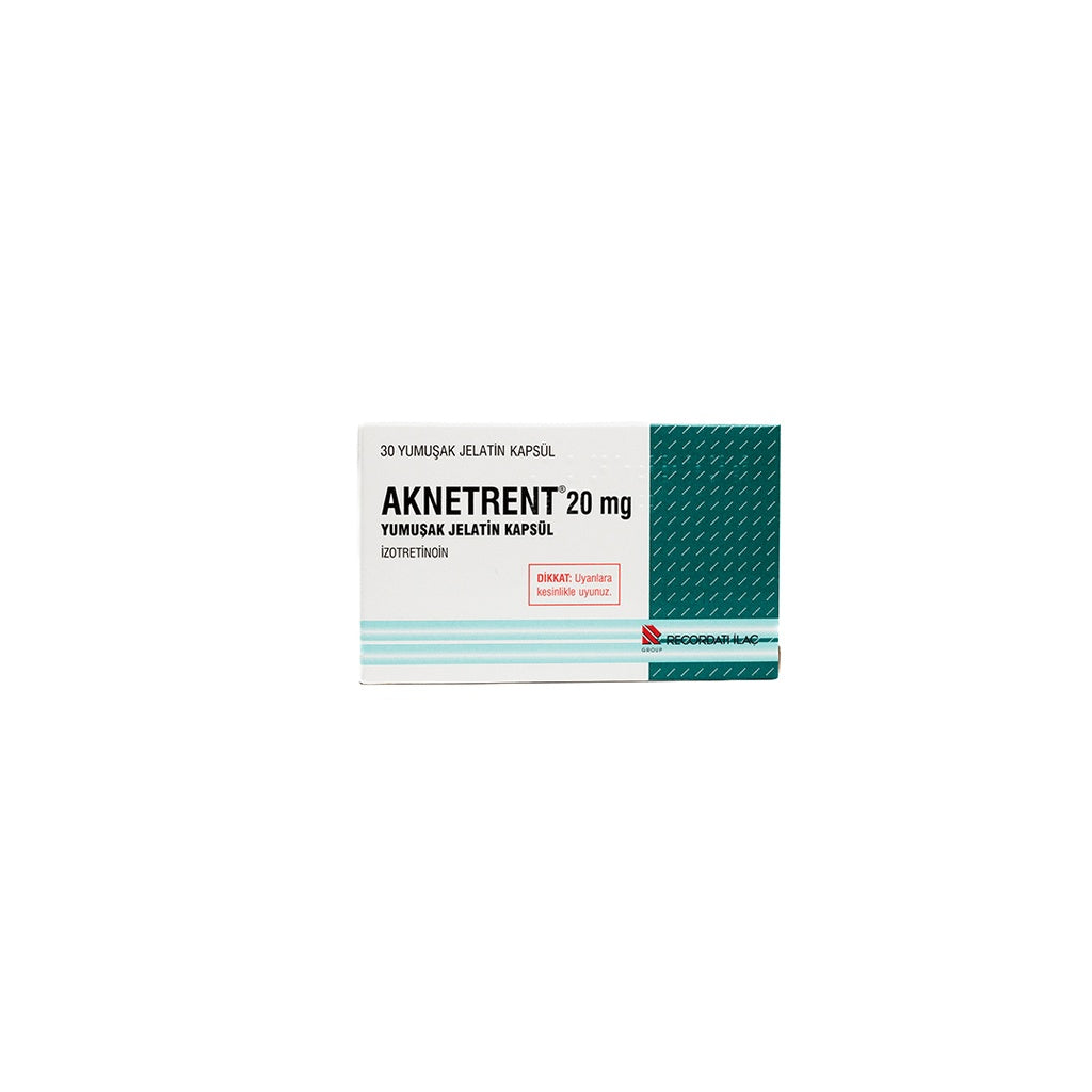 AKNETRENT -IZOTRETINOIN -20 MG / pill -30 Tablets Blisters Box